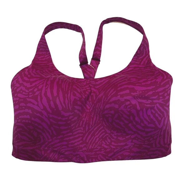 Athleta Other - NWT ATHLETA Advance Printed Bra B-DD Sz 36DD Pink Purple